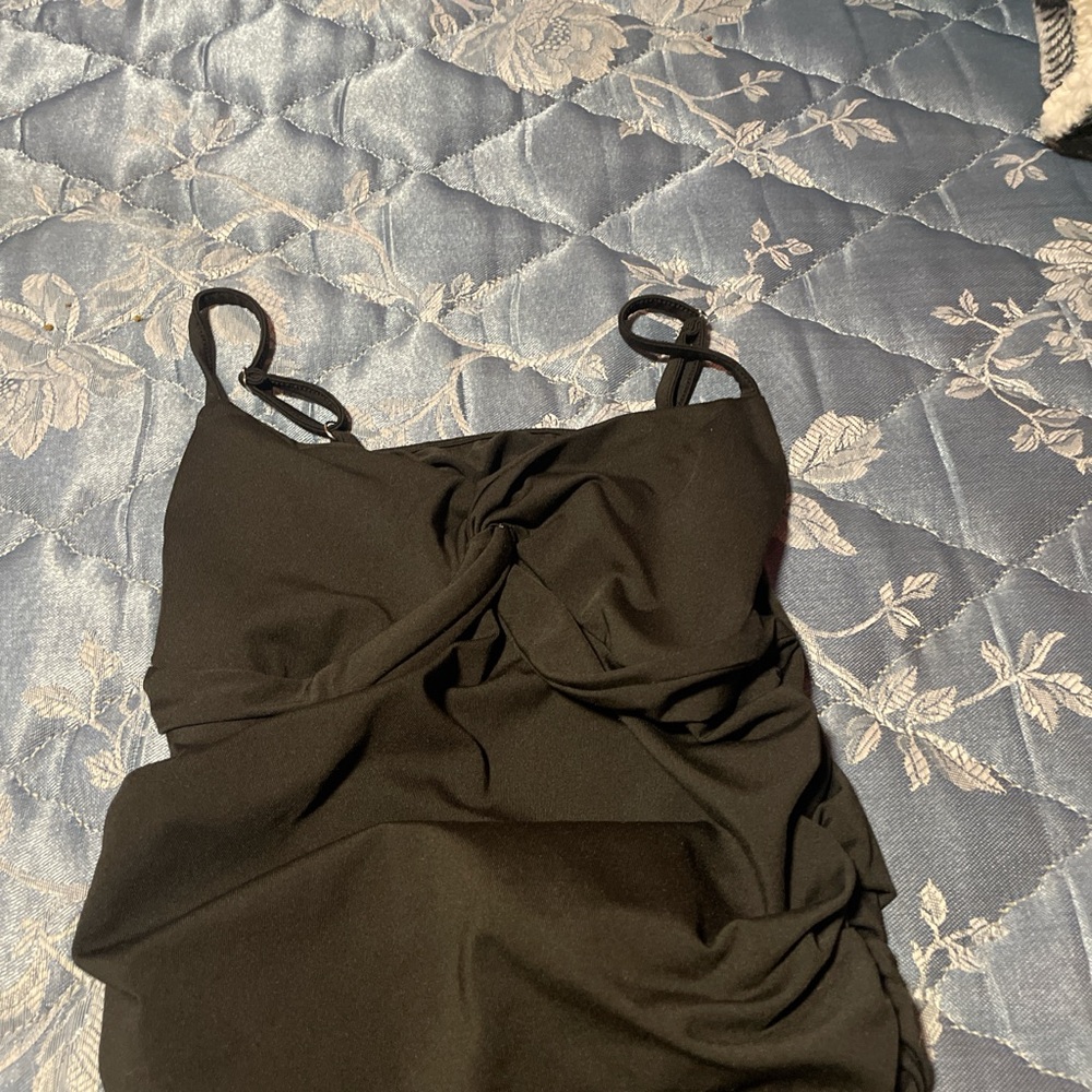 SHEIN Black One Shoulder Dress